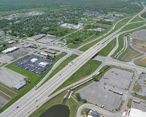 Aerial photo of US-412/I-44/193rd